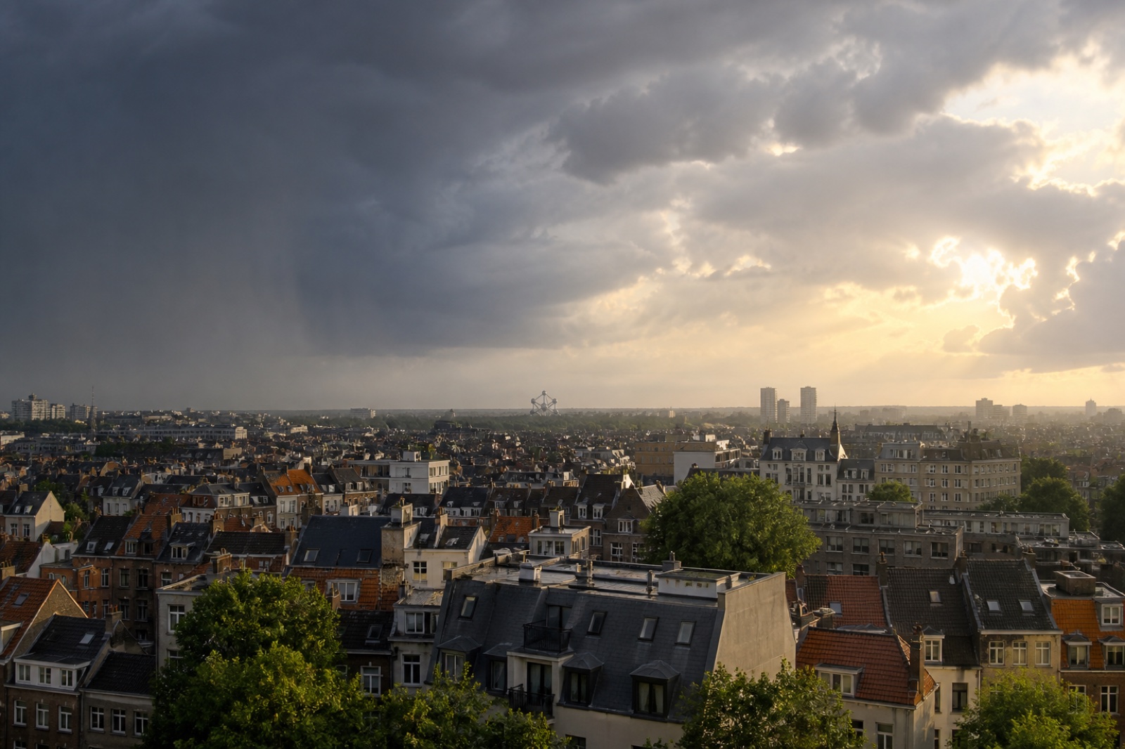 Symbolbild für Wetter und Warnungen in Belgien